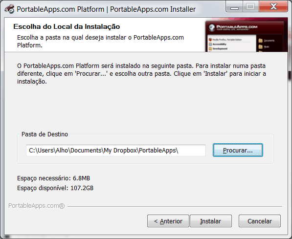 Como instalar o PortableApps na sua DropBox   Apptuts - 97