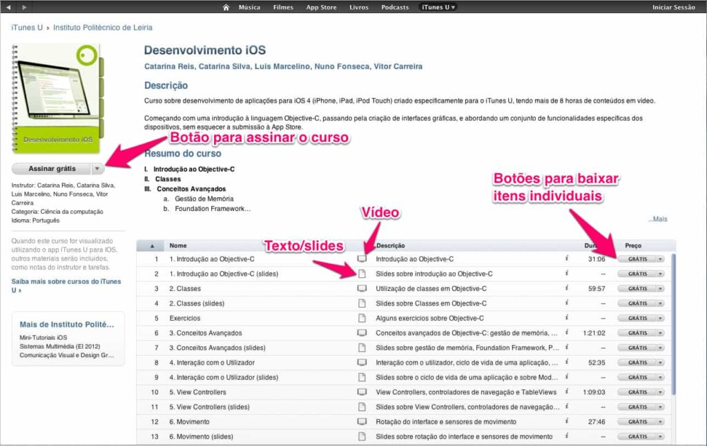 Assistindo cursos do iTunes U no seu computador   Apptuts - 20