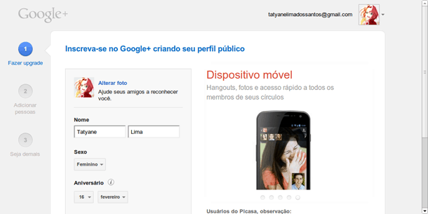 Criando e otimizando o seu Perfil no Google Plus   Apputs - 78