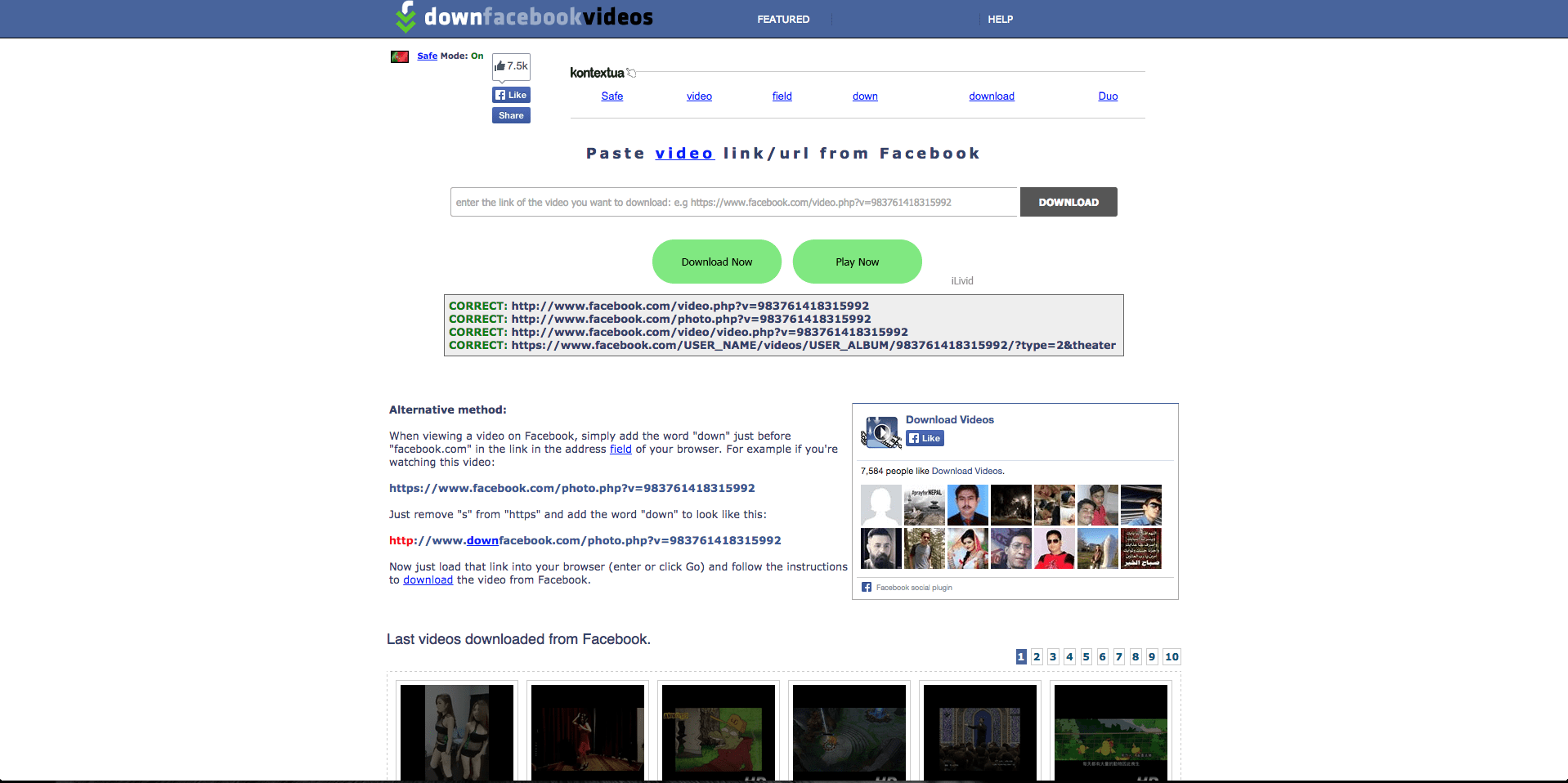 The 5 best websites to download Facebook videos  - 97