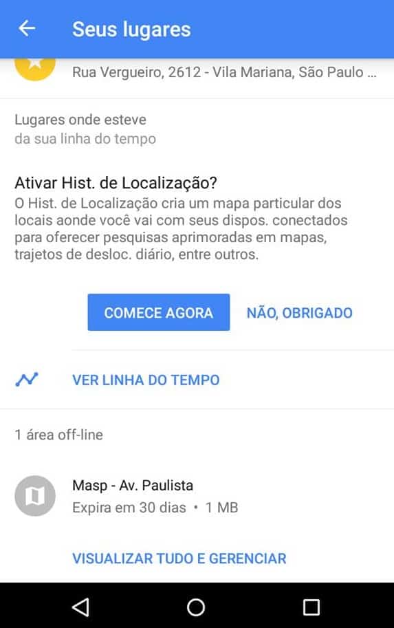 Como usar o modo offline do Google Maps - 65