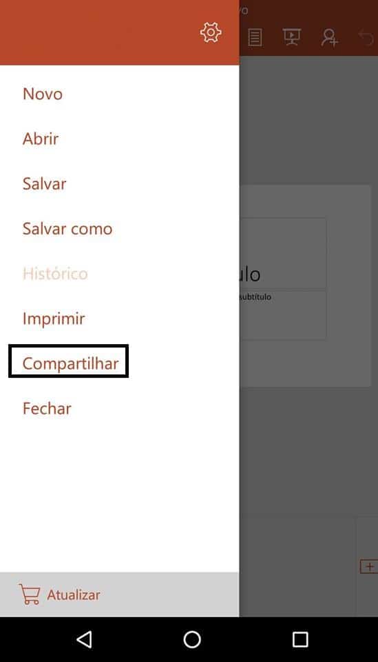 Como salvar um PowerPoint em PDF no Android - 9