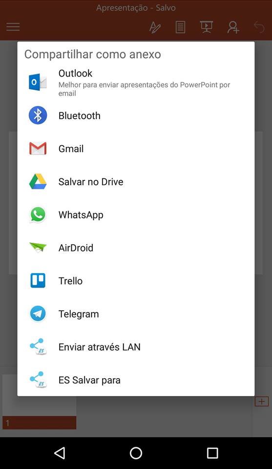 Como salvar um PowerPoint em PDF no Android - 53