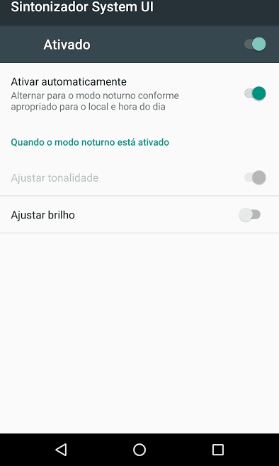 Como ativar o modo noturno do Android Nougat - 35