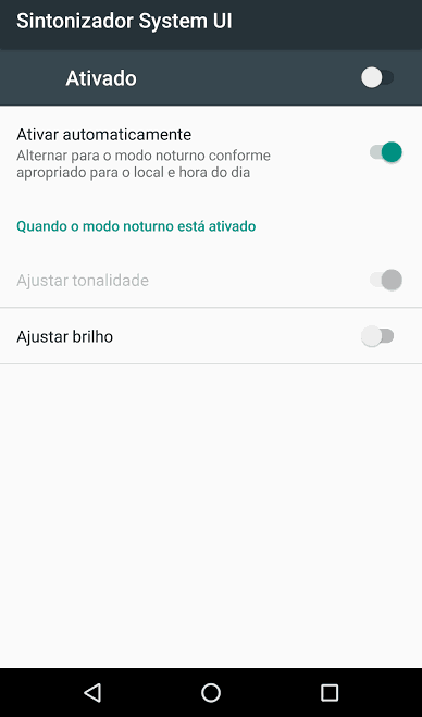 Como ativar o modo noturno do Android Nougat - 64