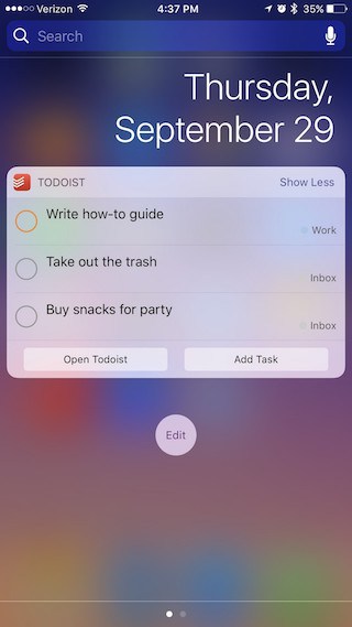 Os 25 melhores widgets para o iOS 10 - 9