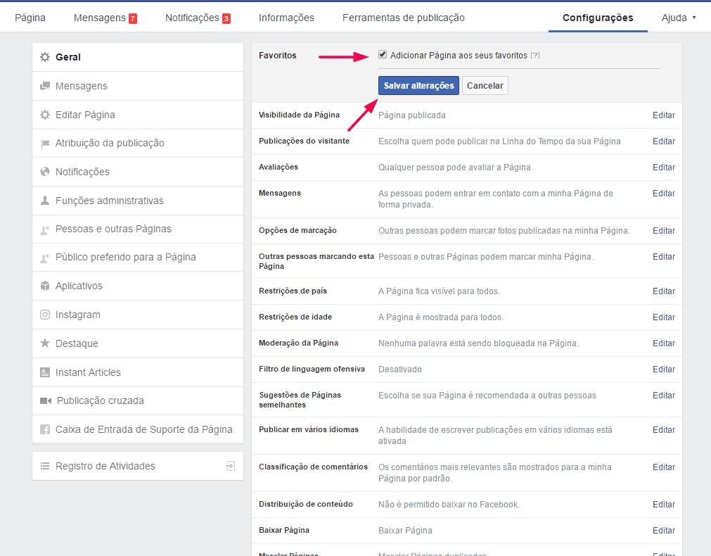 Como adicionar uma p gina aos Favoritos do Facebook - 40