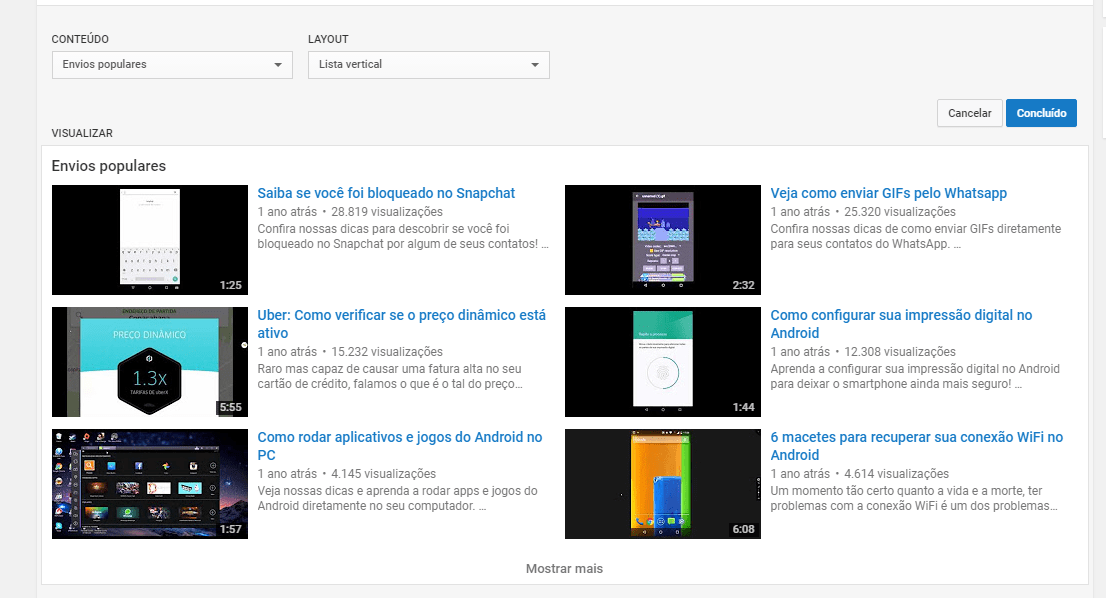 Aprenda a organizar seu canal no Youtube e mostrar os melhores v deos - 63