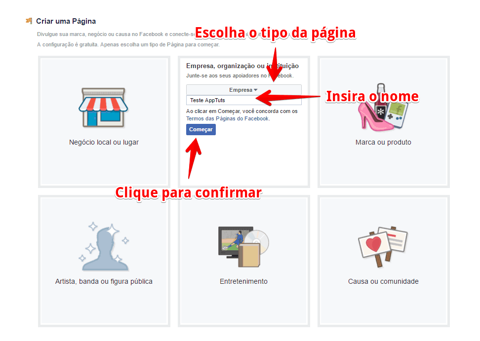 Como criar uma fanpage no Facebook   AppTuts - 99