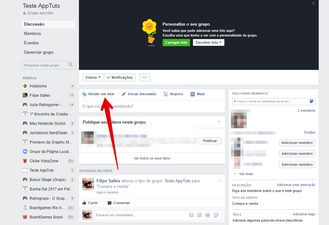 12 passos para criar um grupo de vendas no Facebook   AppTuts - 99