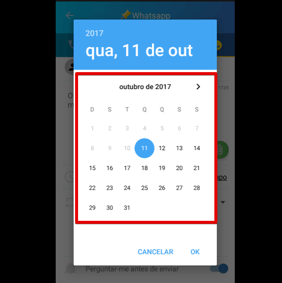 Aprenda a agendar mensagens no WhatsApp para Android - 89