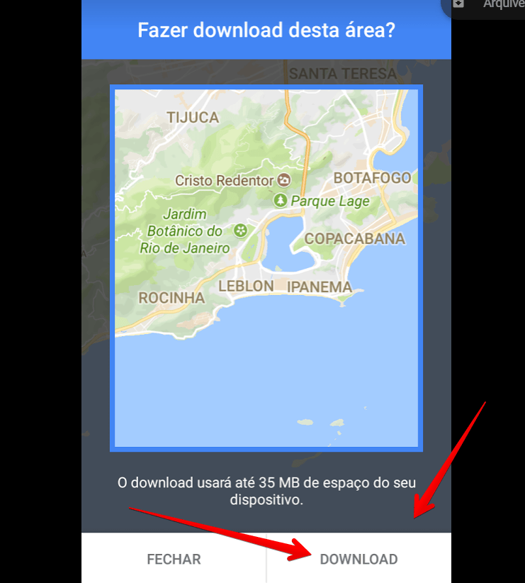 Como baixar mapa no Google Maps para usar offline - 7