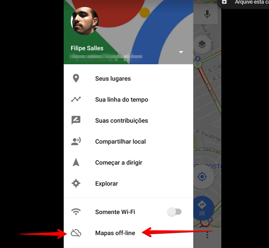 Como baixar mapa no Google Maps para usar offline - 15