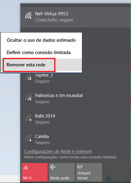 Como deletar uma rede Wi Fi do Windows 10   Apptuts - 80