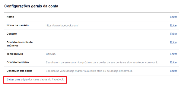 Baixar Facebook  Como fazer backup do Facebook no computador   Apptuts - 53