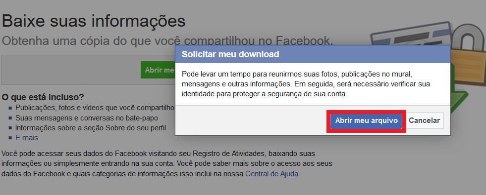 Baixar Facebook  Como fazer backup do Facebook no computador   Apptuts - 82