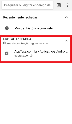 Como reabrir abas do Chrome para PC no Android   Apptuts - 84