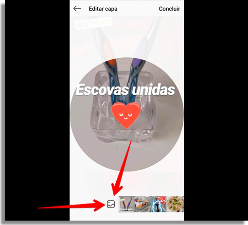 Como criar capas de destaque no Instagram - 26