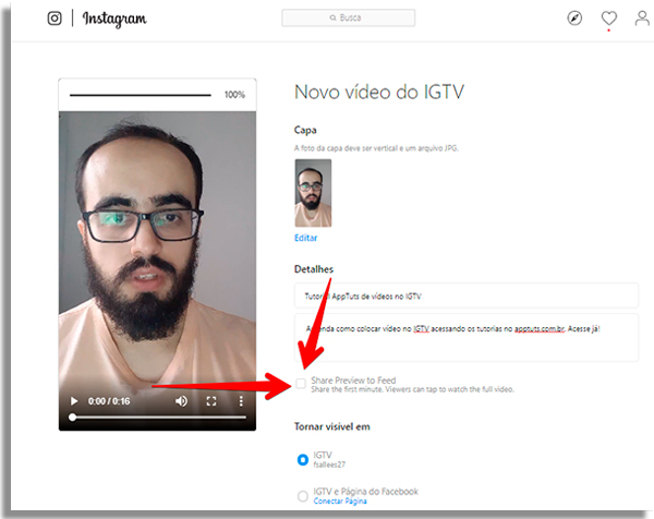 Como colocar v deo no IGTV do Instagram - 10