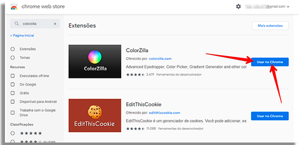 Como capturar cores no Google Chrome - 86