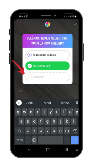 Como fazer um quiz no Instagram Stories - 54