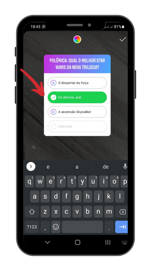 Como fazer um quiz no Instagram Stories - 74
