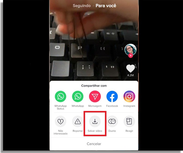 Como baixar v deos do Tiktok  passo a passo   AppTuts - 18