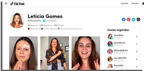 20 personalidades mais populares no TikTok - 61