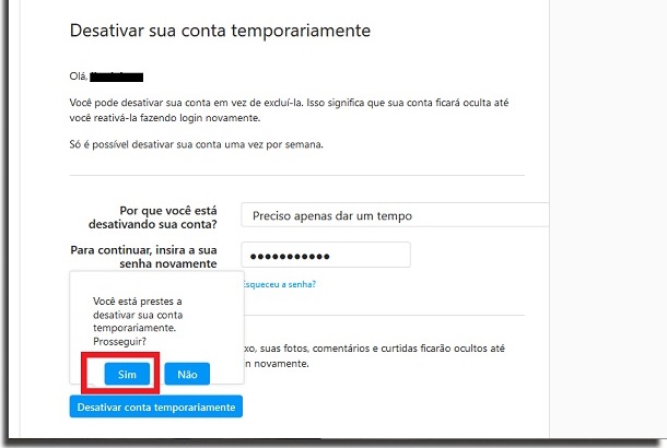 Como excluir conta do Instagram temporariamente    AppTuts - 31