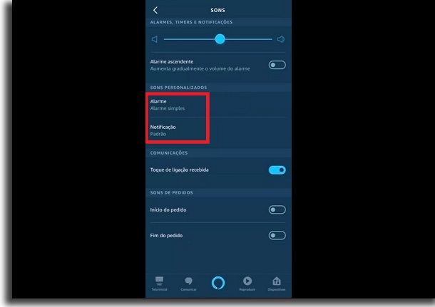 Como configurar o volume e sons da Amazon Echo - 44