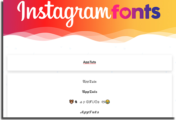 instagram fonts copy paste