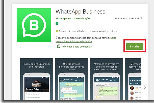 Como baixar o WhatsApp Business no smartphone  - 75