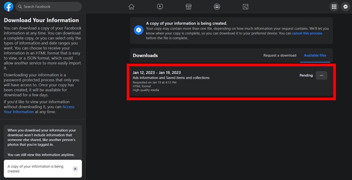 How to recover deleted Facebook files in 2023    AppTuts - 30