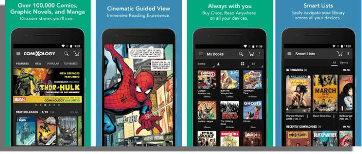 9 aplicaciones para leer cómics online en Android | AppTuts