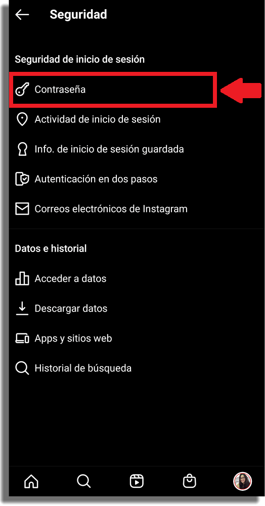 C mo cambiar la contrase a de Instagram desde smartphones - 37