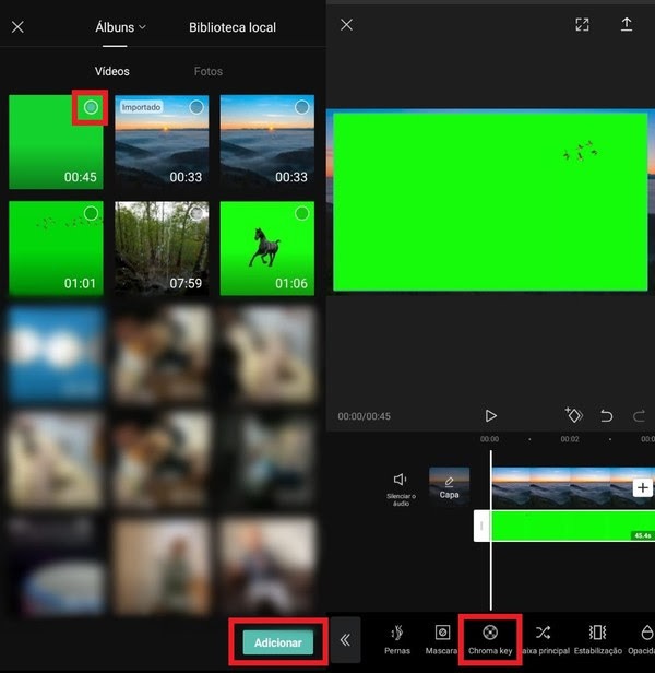 Capcut  Como usar Chroma key no app   AppTuts - 54