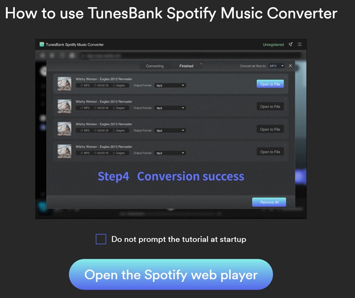 TunesBank Spotify Music Converter Review  Best Spotify Music to MP3 Downloader and Converter - 95