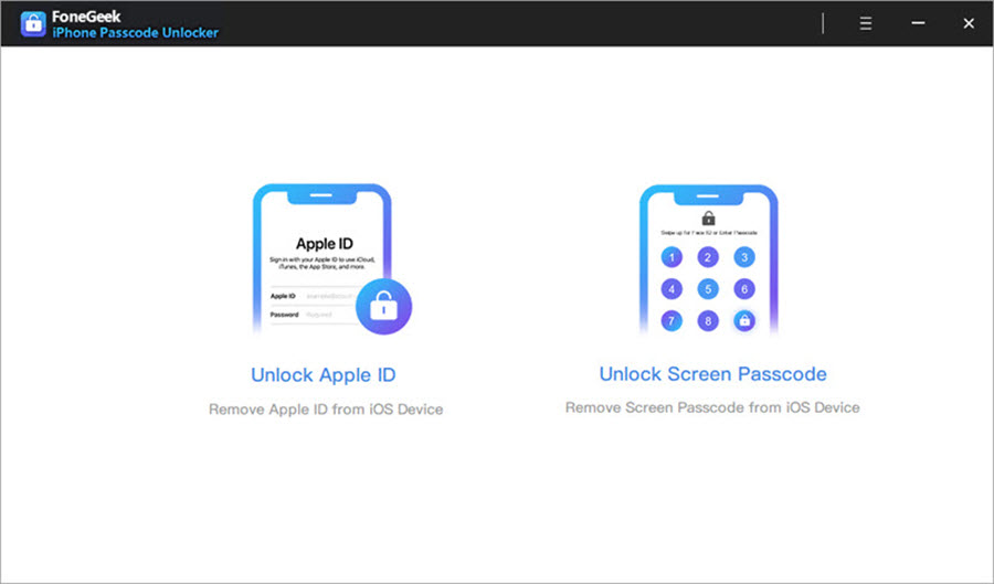 FoneGeek iPhone Passcode Unlocker  Unlock iPhone without Passcode - 35